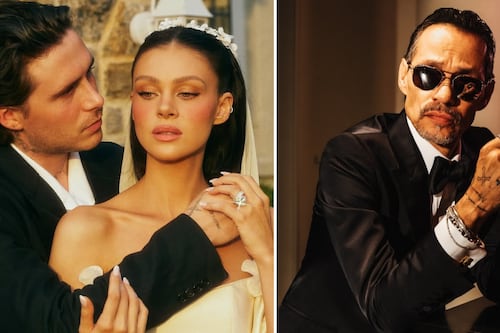 El “error” de Marc Anthony en la boda de Brooklyn Beckham por el que lo acusaron de “humillar” a Nicola Peltz