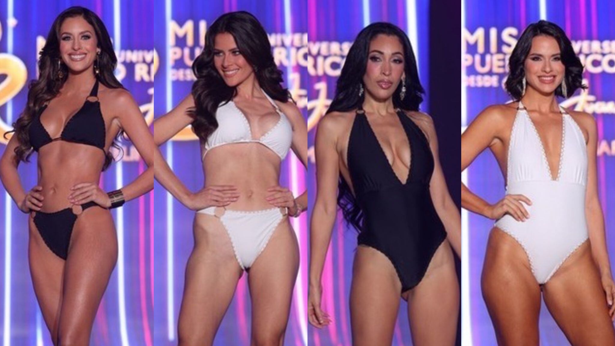 Miss Orocovis, Miss Toa Alta, Miss Manatí y Miss Arecibo.