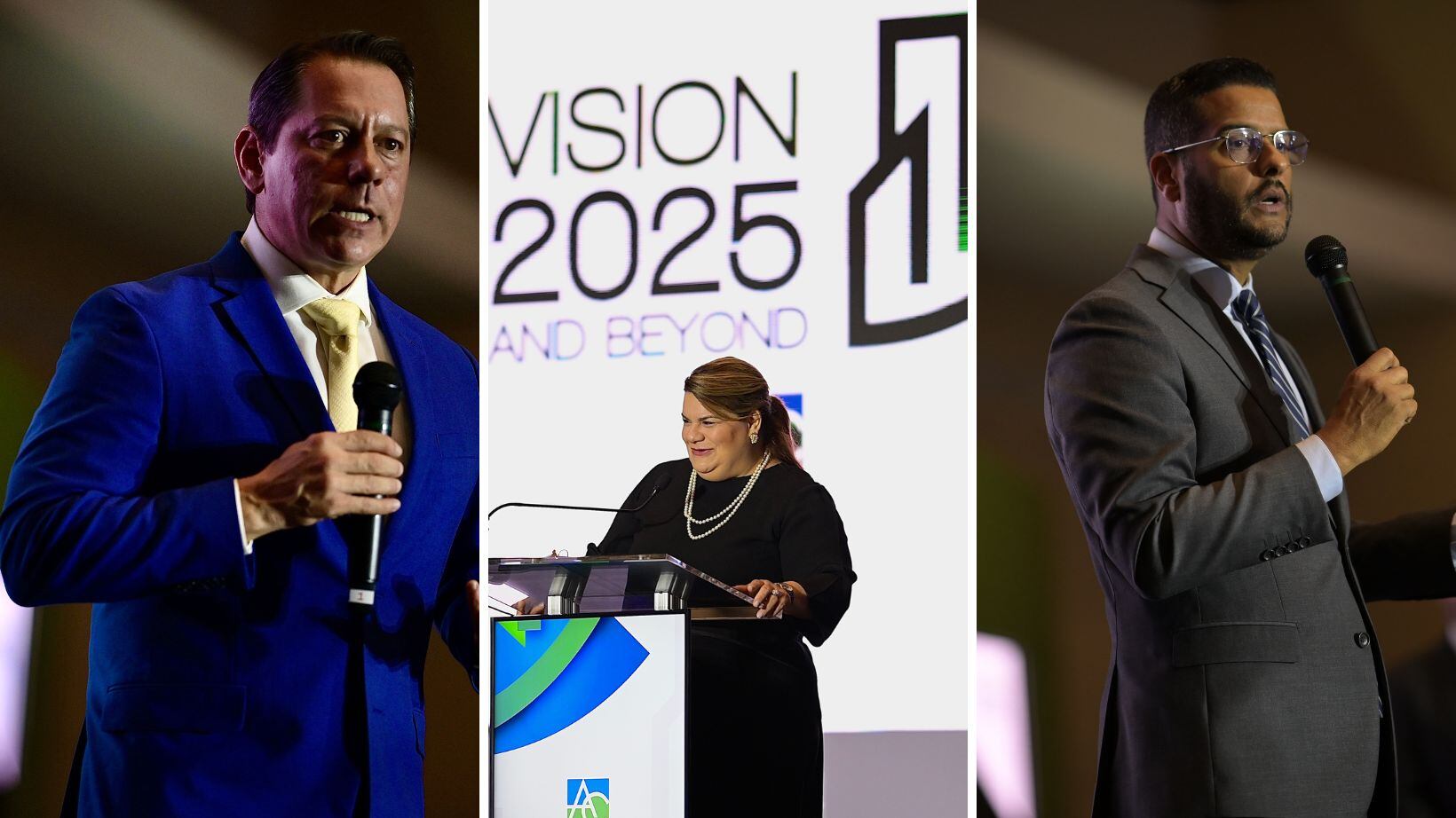 Juan Dalmau, Jenniffer González y Jesús Manuel Ortiz