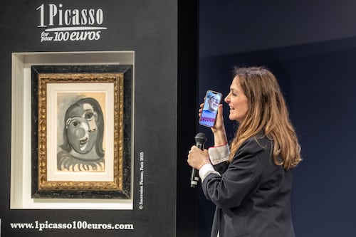 Un francés gana en París la rifa de un Picasso valorado en un millón de dólares