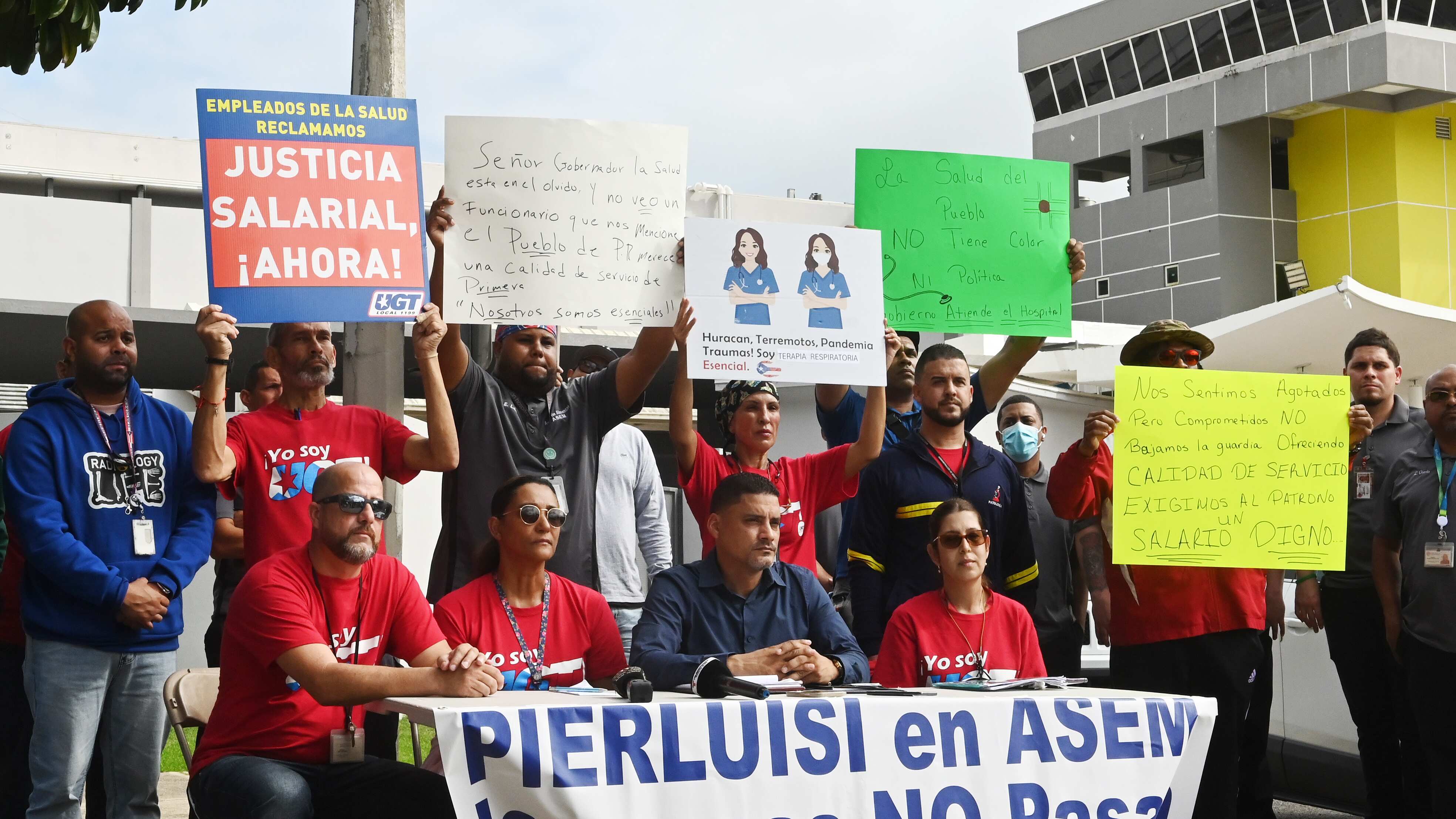 Conferencia de presa de la Unión General de Trabajadores