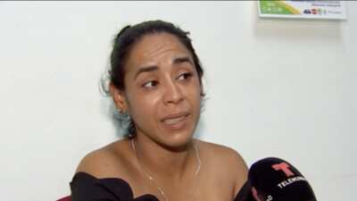 Melanie Cruz Cribilles, madre de la menor fallecida.