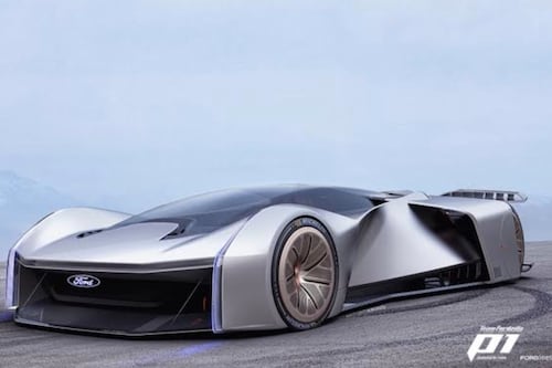 Equipo Fordzilla presenta auto de carreras virtual creado junto con gamers
