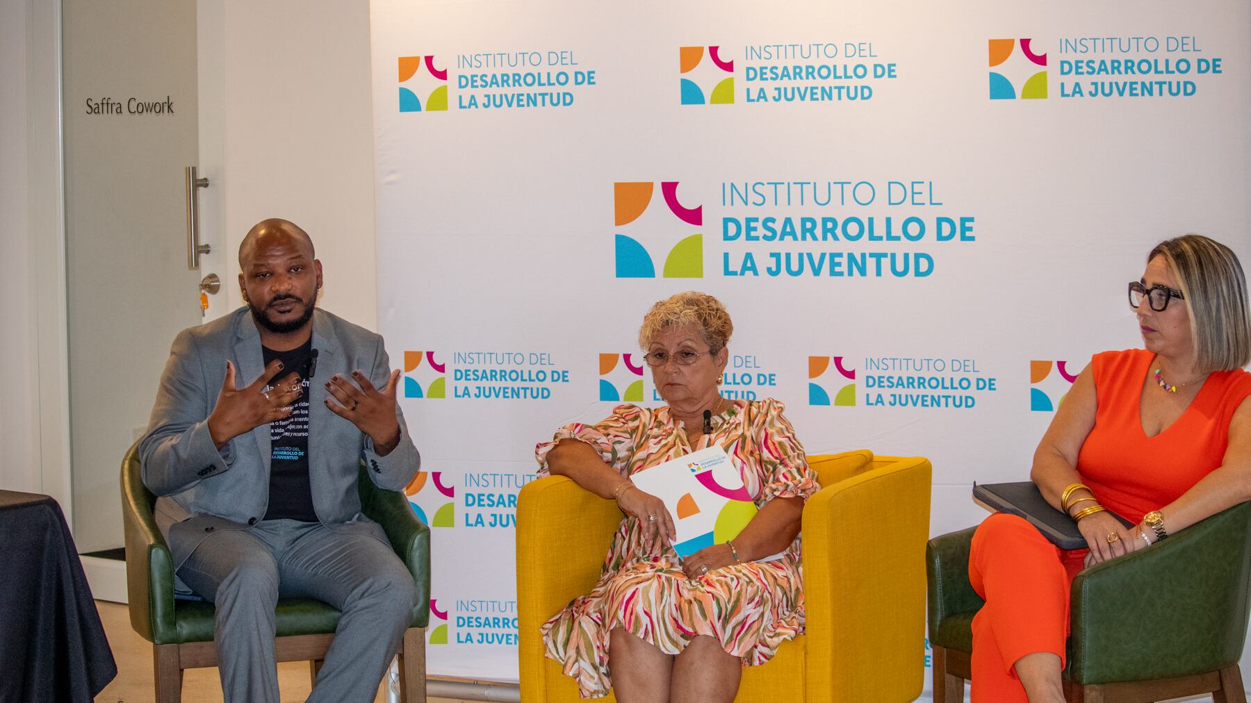Brayan Rosa, Natividad Flores y Estela Reyes (Suministrada)