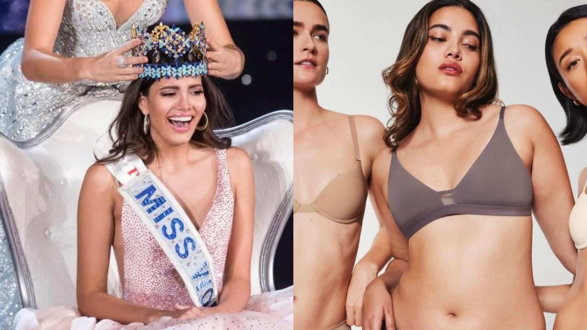 Stephanie del Valle como Miss Mundo 2016 y ahora como modelo curvy en el 2023.