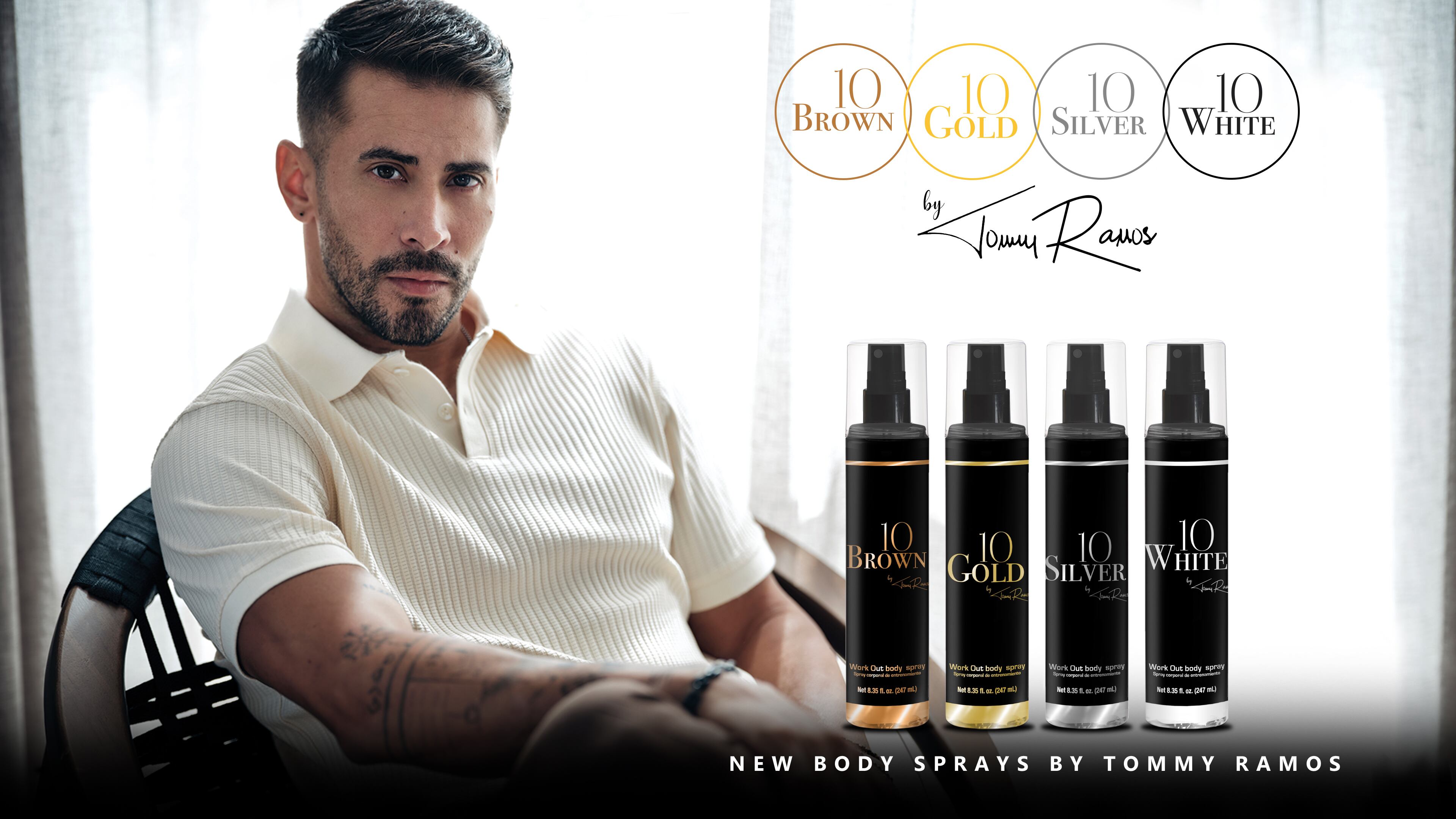 Tommy Ramos revoluciona las fragancias para caballeros con su colección "Energía en Movimiento".