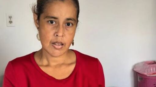 Marcela Cantillo cayó por las escaleras de su casa.