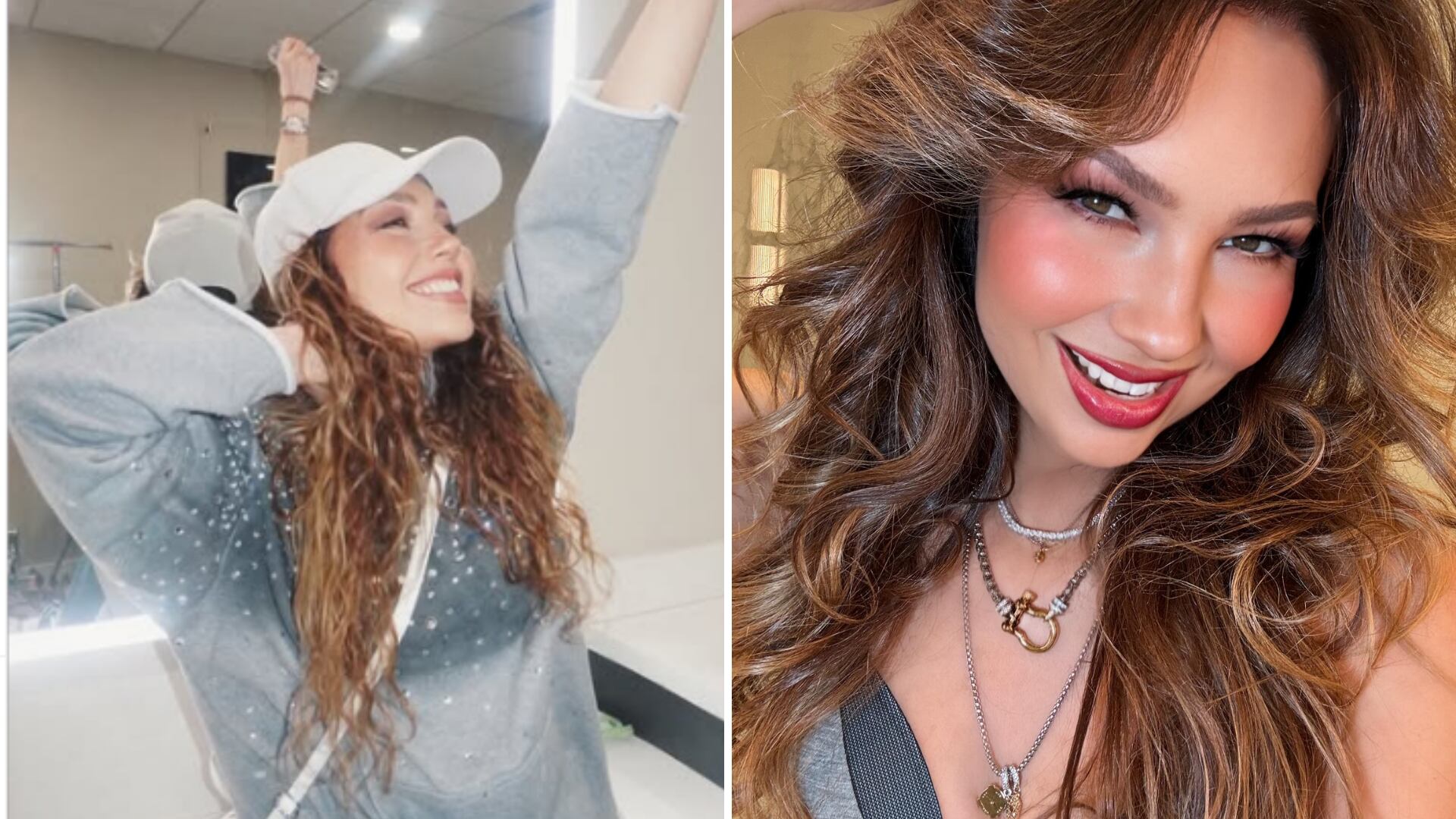 Thalía se robó las miradas en sus presentaciones en Premio Lo Nuestro, este 20 de febrero.