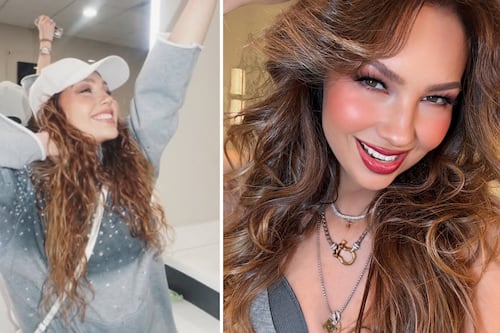 ¿Qué le pasó? Thalía sufrió accidente en ‘Premio Lo Nuestro’ y terminó en silla de ruedas