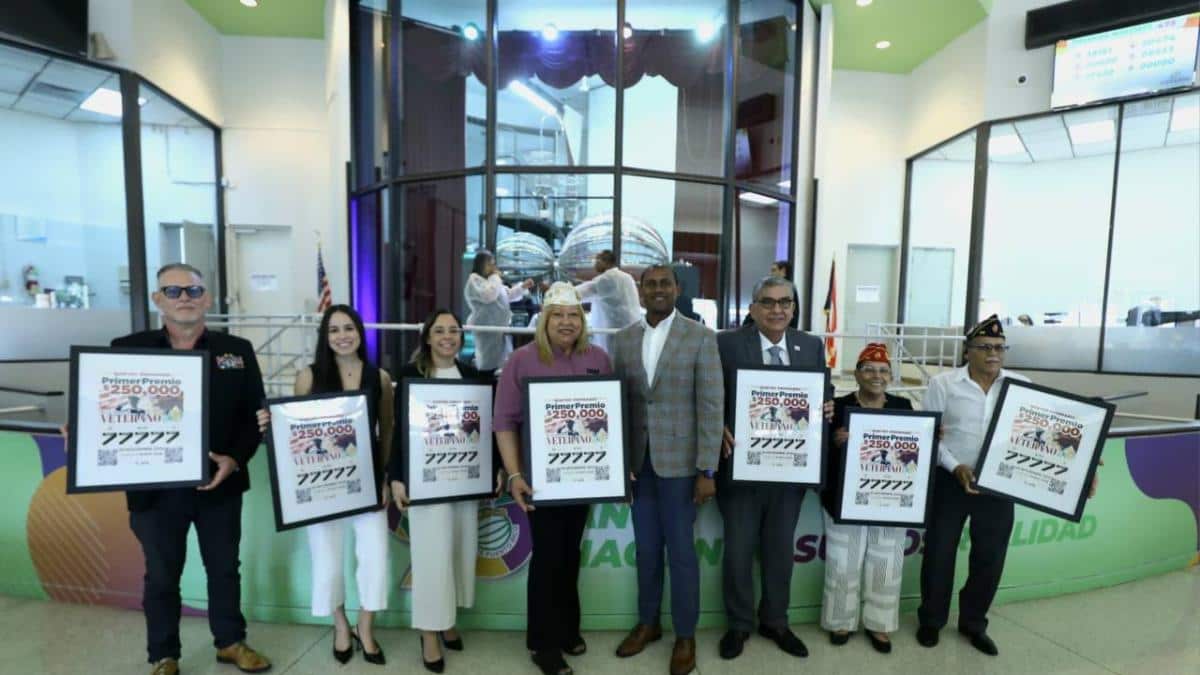 Lotería Tradicional presenta billete conmemorativo en homenaje a veteranos puertorriqueños
