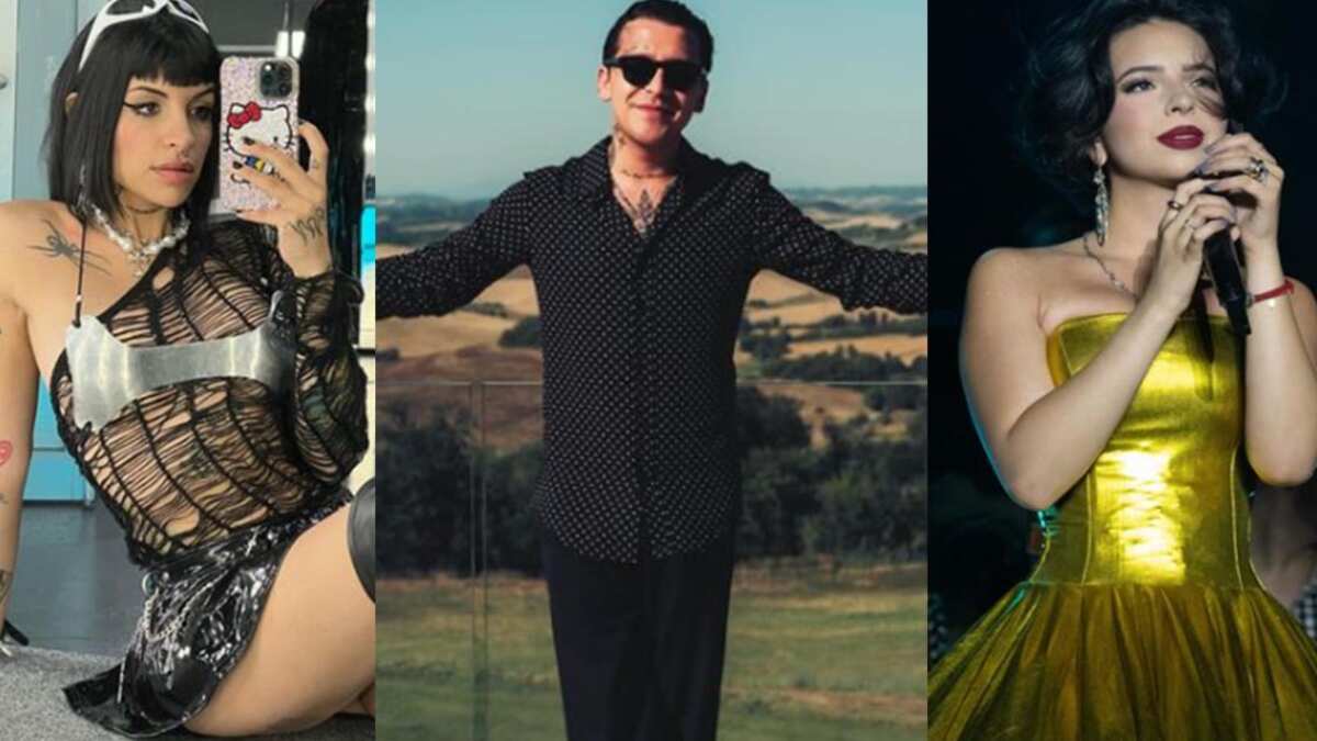 Nodal, Cazzu y Ángela Aguilar