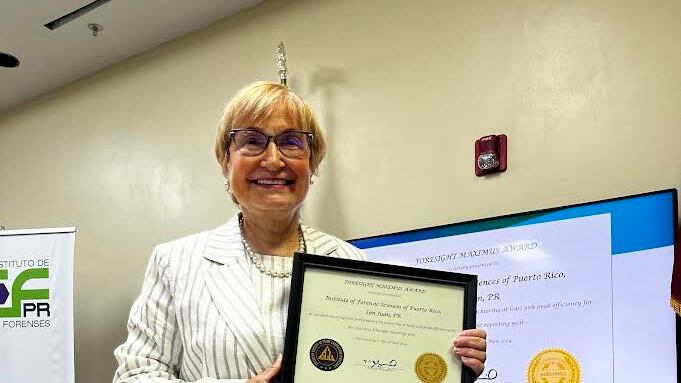 Instituto de Ciencias Forenses recibe prestigioso premio.