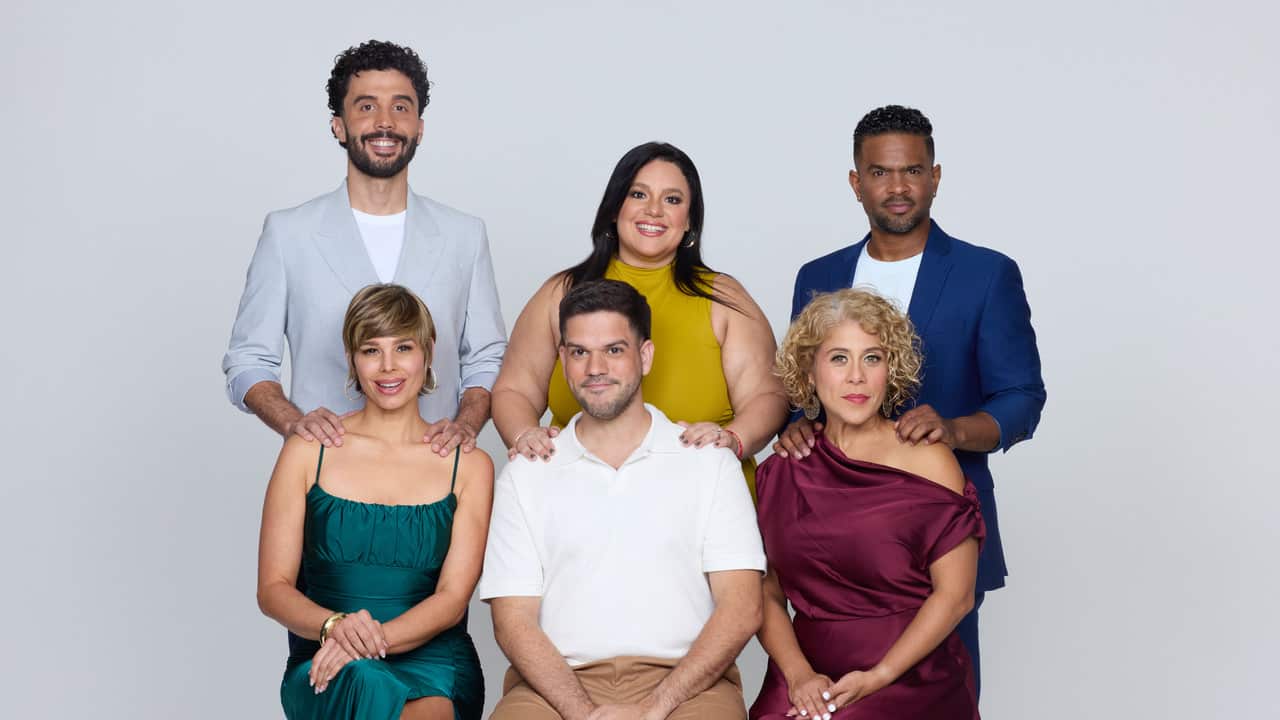 Elenco de la pieza teatral “Friendsgiving”.