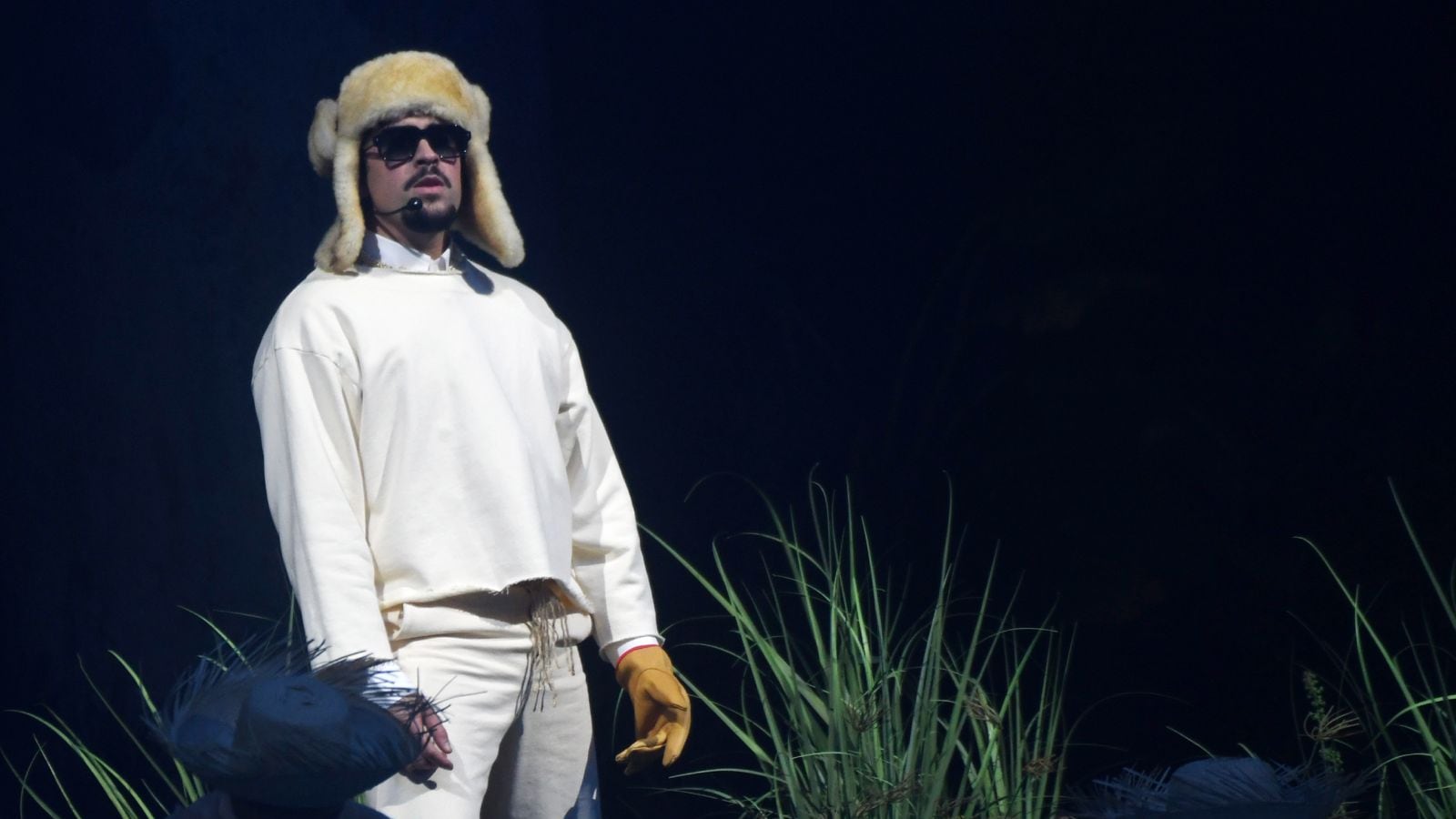 El exponente urbano interpretó sobre 30 canciones en la primera función de "No me quiero ir de aquí".