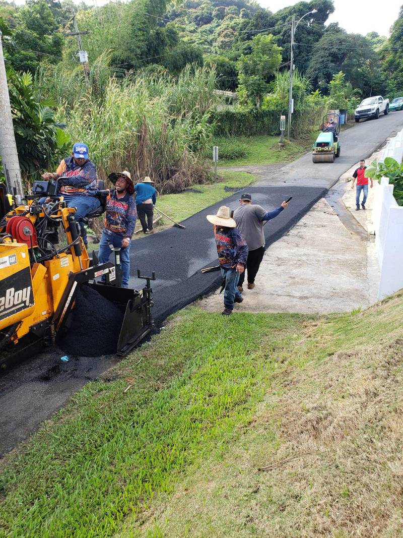 San Lorenzo continúa con plan de repavimentación de sectores y reparación de derrumbes