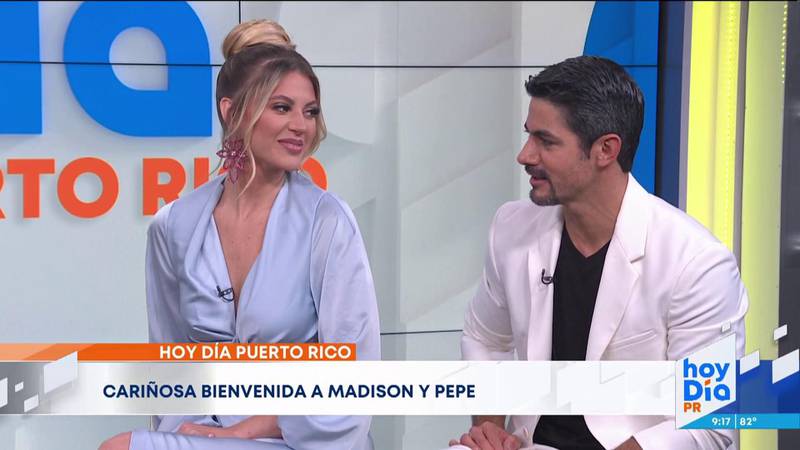 Madison Anderson Berríos y Pepe Gámez.